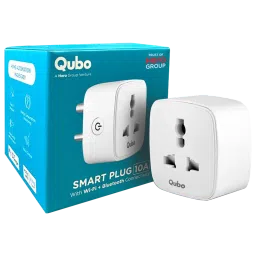 Qubo Smart Plug- 10 A Smart Plug (Alexa and Google Assistant Support, HSP02D1001, White)-picture-7