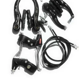 Bike 24 automobile,Bicycle V Brake MTB, Cable Wire and Break Silver Lever Bicycle Brake Disk-20