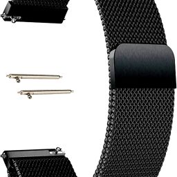 BLACK LOVIES 22 mm Magnetic Metal Compatible with Noice Color fit Ultra Belt Smart Watch Strap-image-76