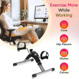 zaiz Mini peddler for Home with Adjustable Resistance,Bike Mini Pedal Exerciser Cycle Mini Pedal Exerciser Cycle image 4