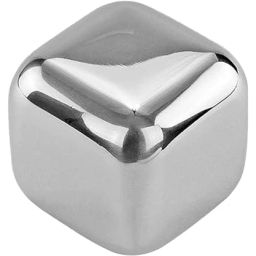 Wine Chillers Metal Ice Cube, Stainless Steel Whiskey Stones Steel Steel Ice Cube Tray-image-20