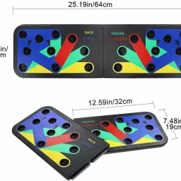 toys n smile Push Up Board - Complete Push Up Training System, 9 in 1 Color -Coded Push-up Bracket Board for Power Press Exercise, Fitness Fitness Accessory Kit Kit image 4