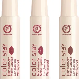 Color Stay Long Lasting Non Transfer Creamy Matte Lipstick Combo Pack of 3-image-9