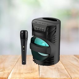 Clairbell LZ Bluetooth Speaker, Upto 6H Playtime & FM Radio Powerful Sound Speakers X132 5 W Bluetooth Home Theatre-picture-20