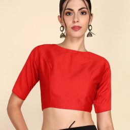 Boat Neck Women Blouse-image-43