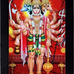Panch Mukhi balaji -13-Black0 12 inch Spritual-picture-17