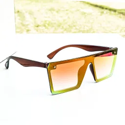 UV Protection Rectangular Sunglasses (Free Size)-picture-3