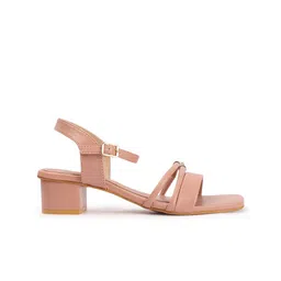 Picktoes Open Toe Block Heels image 3