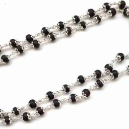 100%Natural Karungali kattai Ebony 7mm Beads With G's Cap Mala | Lab Certificate Wood Necklace-image-14