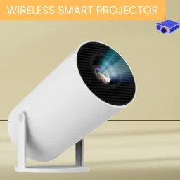 CLAIRBELL Mini HD Projector for Home 4KSupport With Built-in App Netflix/Prime/YouTubeB148 (4500 lm / 1 Speaker / Wireless / Remote Controller) Portable Projector-69