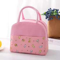 Insulated Small Portable Travel Reusable Tote Picnic Lunch Tiffin Storage Bag Waterproof Lunch Bag-image-99