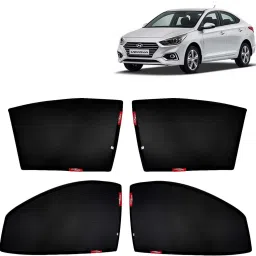 Side Window, Rear Window Sun Shade For Hyundai Verna-image-86