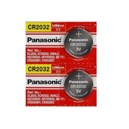 Panasonic CR2032 3V Lithium Coin Battery-2Pcs.-10