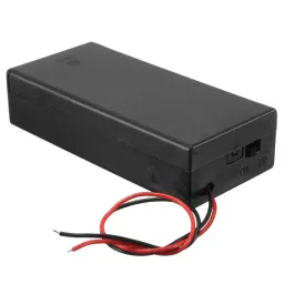 18650 x 2 battery holder with cover and On/Off Switch-18