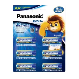 Panasonic Evolta Alkaline AA 1.5V Battery – Pack of 6-24