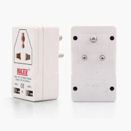 Hilex 10A 220V White colour USB Extension Multi Plug – HEPL-6668-15