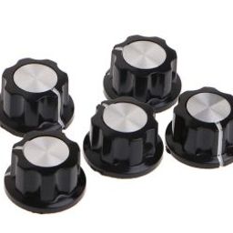 MF-A03 Potentiometer Knob Cap for 6 mm Shaft- 5 Pcs.-12