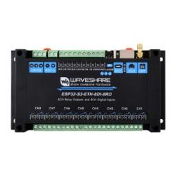 Waveshare Industrial 8-Channel ESP32-S3 WiFi Relay Module, Onboard isolated RS485 interface with Common network port-9