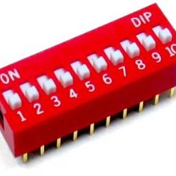 10 Pin Flat Dial switch 2.54mm-14