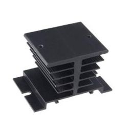 Black Single Phase Solid State Relay SSR Heat Sink Base Small Type Heat Radiator for 10A to 40A Size:80*50*50MM-22