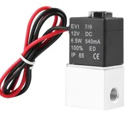 DC 12V Solenoid Valve 1/8″ 2 Way Normally Closed Direct-Pneumatic Valves For Water Air Gas Hot-1