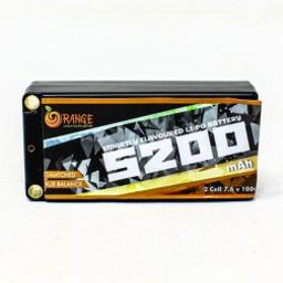 Orange 7.6V 5200mAh 100C 2S HV Hardcase Lithium Polymer Battery Pack-41
