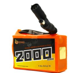 Pro-Range INR 18650 7.4V 2000mAh 3C 2S1P Li-Ion Battery Pack-45