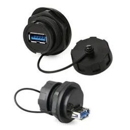 YU-USB3-JSX-01-001-CNLINKO-USB3.0 Female Socket IP67 Waterproof Data Connector-29