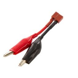 SafeConnect Nylon T-Connector Female to Alligator/Crocodile Connector Battery Adapter Cable-10