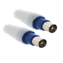 Male TV Straight Plug, RF Head, Cable TV Plug Pack of 2-picture-51