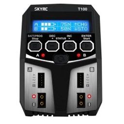 SkyRC T100 2×50W Dual Channel LiPo / LiFe / NiMH / NiCd / Pb Balance Charger RC Batteries-55