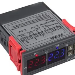 STC-3008 DC24V Dual Display Temperature Adjustable Temperature Controller with 1M Cable-0