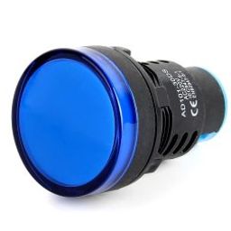 Blue AC/DC12V 30mm AD16-30DS LED Power Pilot Signal Indicator Lamp-12