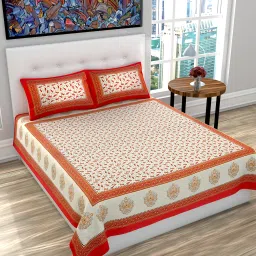 140 TC Cotton Double Printed Flat Bedsheet-image-39