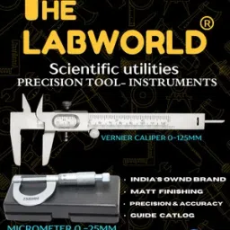 the labworld Vernier caliper 0-125MM + Micrometer 0-25MM Combo Pack slide caliper 15 cm for measurement of round objects and depth. Vernier Caliper image 5