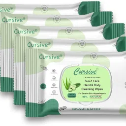 Women's Extra Cool Cleaning, Sanitizing Wet Wipes ,Makeup Remover Facial Tissues-image-11