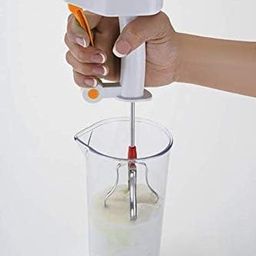 mclear Power Free Hand Blender | Beater | Push Whisk Hand Blender for Egg and Cream,Milkshake,Soup,Lassi,Butter Milk -Multicolour (Pack of 1) image 2