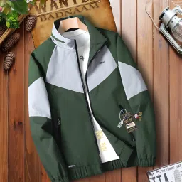 Men Colorblock Casual Jacket-picture-2