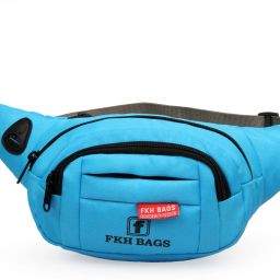 Worldstar fluffy light T- blue waist bag Waist Bag-image-23
