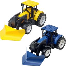 Friction Power Road Leveler Vehicle Toys for Kids, 2 Pcs Push & Go Vehicle-image-16