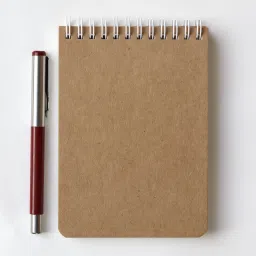 innaxa Wirebound Sketch Book Notepad Diary Memo Planner A6 Note Pad Blank 100 Pages image 3