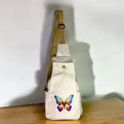 White Men & Women Sling Bag Super Fashion Chest & Crossbody Sling Bag – Eco-Friendly & Stylish Travel Bag-image-23