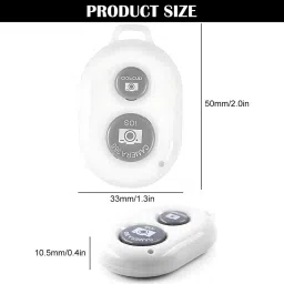 DRUMSTONE Bluetooth Shutter Remote for iOS & Android, Multi Function Keys 15 Year WarrantyCamera Remote Control image 2
