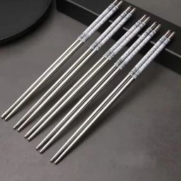 Eating, Training, Decorative, Cooking, Chewing Stainless Steel Chinese Chopstick-11