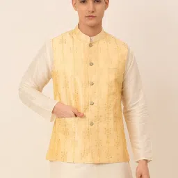 Self Design Men Waistcoat-image-63
