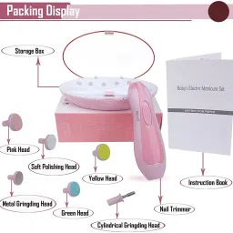 Baby Nail File Grinder Set Safe Nail Trimmer Kit for Kids-image-30