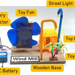 esptronics Wind Mill for Kids Science Project Working Model for School Student Experiment image 2