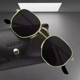 UV Protection, Gradient, Polarized Rectangular Sunglasses (Free Size)-image-43
