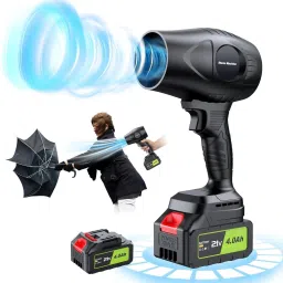 Turboglass Car Blower | Portable Cordless Car Dryer | Handheld Cordless Blower Forward Curved Air Blower-image-58