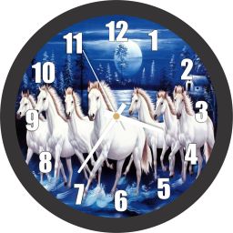 Analog 26 cm X 26 cm Wall Clock-image-14